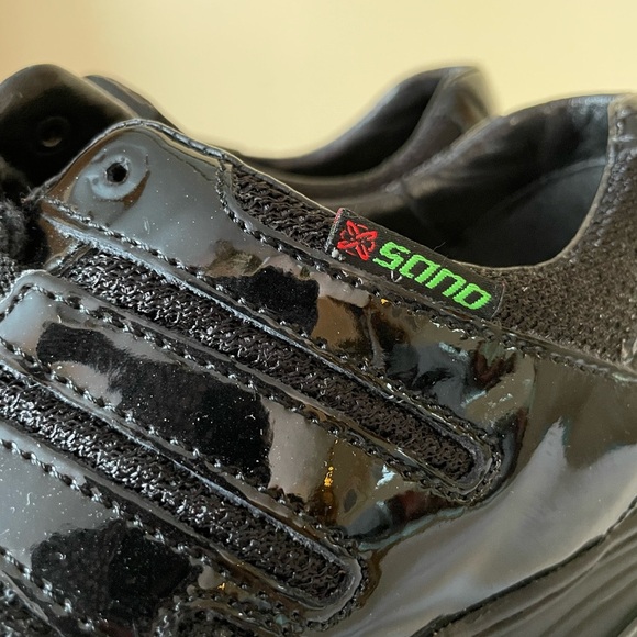 NEW Sano by Mephisto Escape Black Pat. Leather/ Mesh Walking Shoes Women's 7.5 - Picture 8 of 8